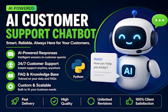 create an ai chatbot using python