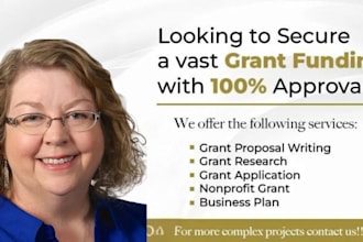 research, write and submit a small business grant funding application