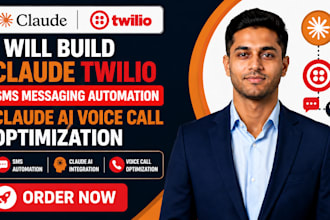 build claude twilio SMS messaging automation claude ai voice call optimization