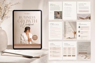 design your pdf lead magnets, workbooks or ebooks design