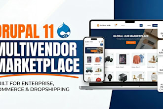 build a premium drupal 11 multi vendor marketplace website drupal 11 commerce