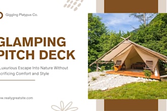 design glamping pitch deck luxury tent deck eco camp safari deck