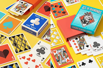 design custom card game board game card illustration card mockup rulebook