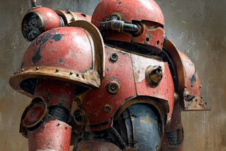 design an warhammer 40k art
