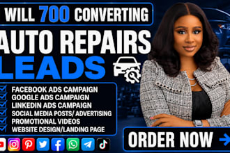 generate 700 high quality auto glass leads, glass repairs google ads meta ads