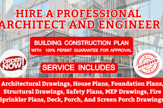 architectural engineering stamp floor plan mep deck porch structural engineer