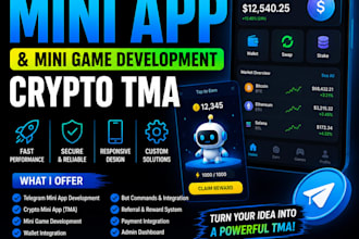 develop telegram mini app crypto telegram mini app telegram bot