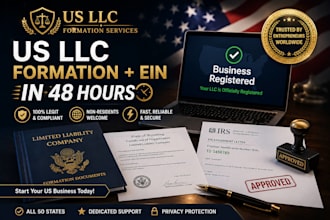 do us business registration, obtain ein, itin business formation, llc formation