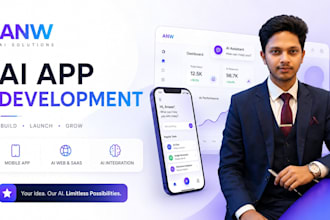 be full stack ai mobile app consultant, develop ai website, ai saas app, ai app