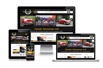 build raffle website, raffle competition website, prize giveaway raffle website