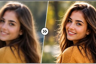 enhance and upscale your photos to HD quality