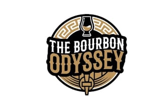 make custom bourbon logo with a greek underlying theme
