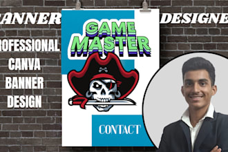 design professional canva banner