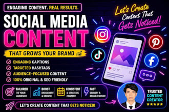 write captions social media posts and ai content