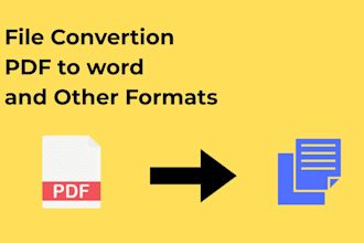 convert PDF, jpg, png, and scanned files to word