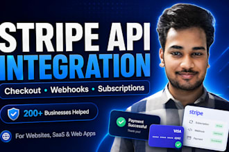 setup stripe payment gateway and custom integrations