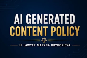 provide an ai generated content legal review and IP advice