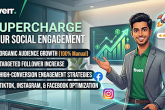 manage and boost your tiktok and facebook pages organically