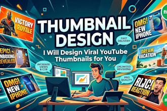 design viral youtube thumbnails for any niche