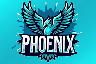 make eye catching phoenix mascot logo within 1 day