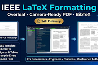 format your ieee conference paper in latex overleaf for camera ready PDF