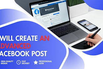 create a professional facebook posts