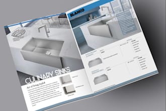 create your business a professional catalog, brochure or magazine