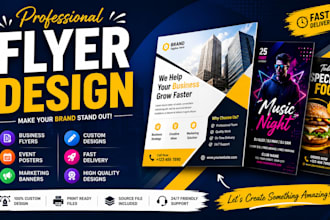 design modern business flyers and banners
