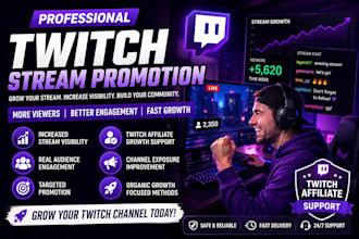promote your twitch stream,twitch viewers,boost stream visibility,youtube growth