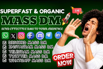 do instagram mass dm discord mass dm twitter dms and bulk sms outreach