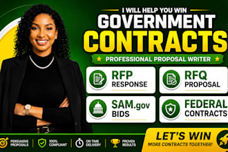 write winning government contract rfp rfq  sam gov  bid proposals grant writing
