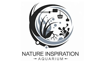 design creative aquarium nature logo