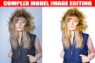 do advanced clipping path, hair masking, and background removal