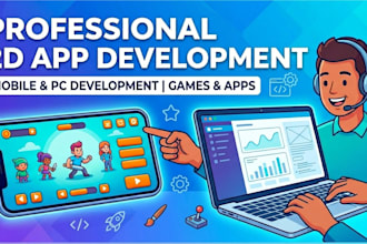 be your expert 2d mobile or pc app game developer