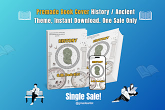 provide a premade book cover design for your book