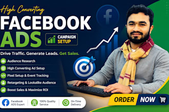 create facebook and instagram ads campaign with advanced targeting