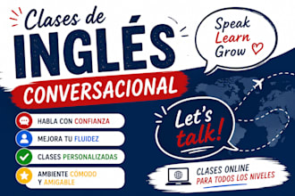 be your english conversation partner and tutor