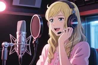 record nsfw anime voice acting female voice over and erotic flirty voice asmr