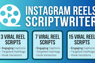write viral instagram reel scripts and captions