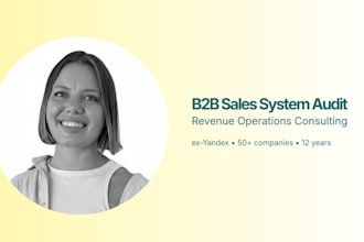 audit your b2b sales system and deliver a revops action plan
