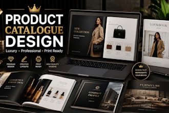 design luxury product catalogues, brochures and company profiles