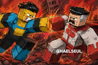 make you a high quality gfx roblox icon and thumbnail for cheap