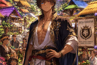create cinematic anime fantasy artwork