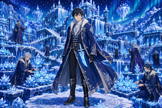 create anime fantasy world, cinematic fantasy