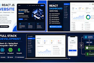build a modern responsive website using react js and vite