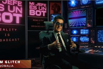 video of sam glitch ai virtual spokesperson