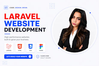 ai website, laravel website, custom website, business website, landing page