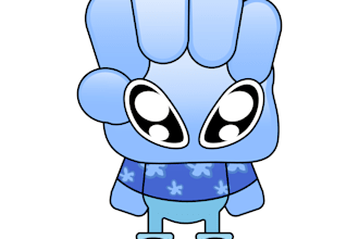 make a character design for your brand