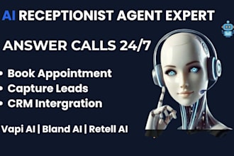 build a powerful ai receptionist agent using vapi ai, bland ai, retell ai