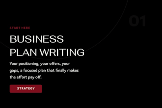 create a strategic business plan
